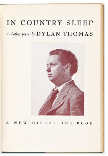 Thomas, Dylan (1914-1953) In Country Sleep and Other Poems, Signed First Edition.